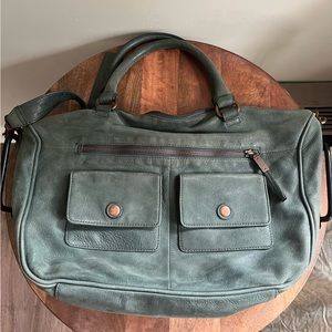 RARE BEAUTY!! Leibeskind Berlin pebble blue crossbody purse. Great condition!